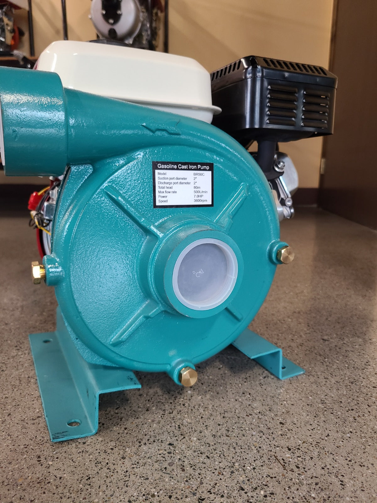 BOMBA DE AGUA DE PRESION 7 HP A GASOLINA 2X2