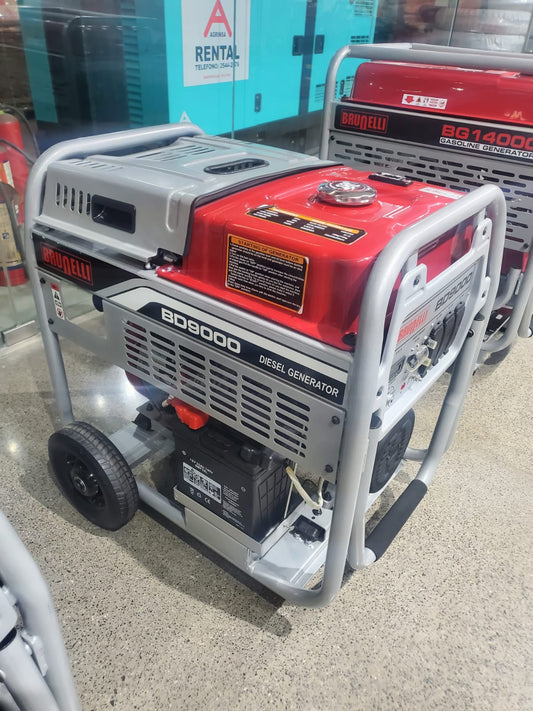 GENERADOR DIESEL DE 9000 WATTS BRUNELLI