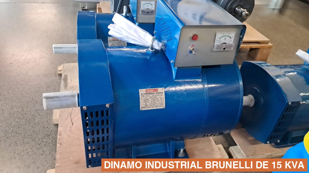 DINAMO INDUSTRIAL BRUNELLI DE 15 KVA