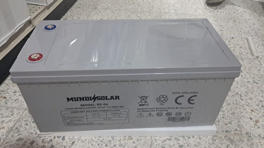 BATERIA SOLAR DE GEL DE 200 AMPERIOS