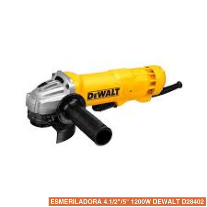 Esmeriladora 4.1/2’’/5’’ 1200w dewalt d28402