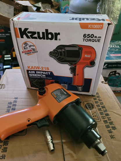 PISTOLA DE IMPACTO KZUBR DE 1/2 (MEDIA) PULGADA CON 650 DE TORQUE