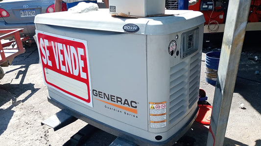 GENERADOR A GAS DE 20 KW (YA INCLUYE LA TRANFERENCIA)