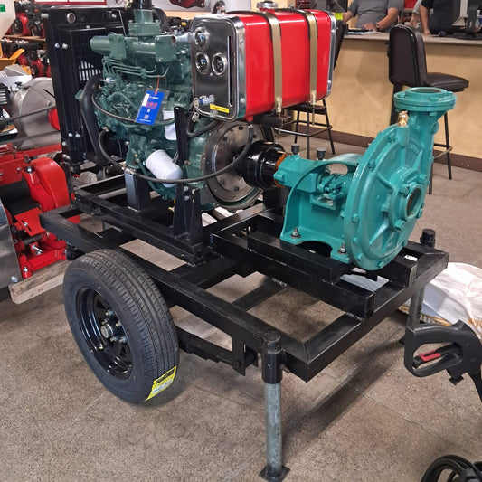 MOTOBOMBA DIESEL DE 40 HP CON TROCO
