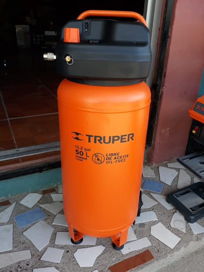 COMPRESOR 50 LITROS SECO LIBRE DE ACEITE