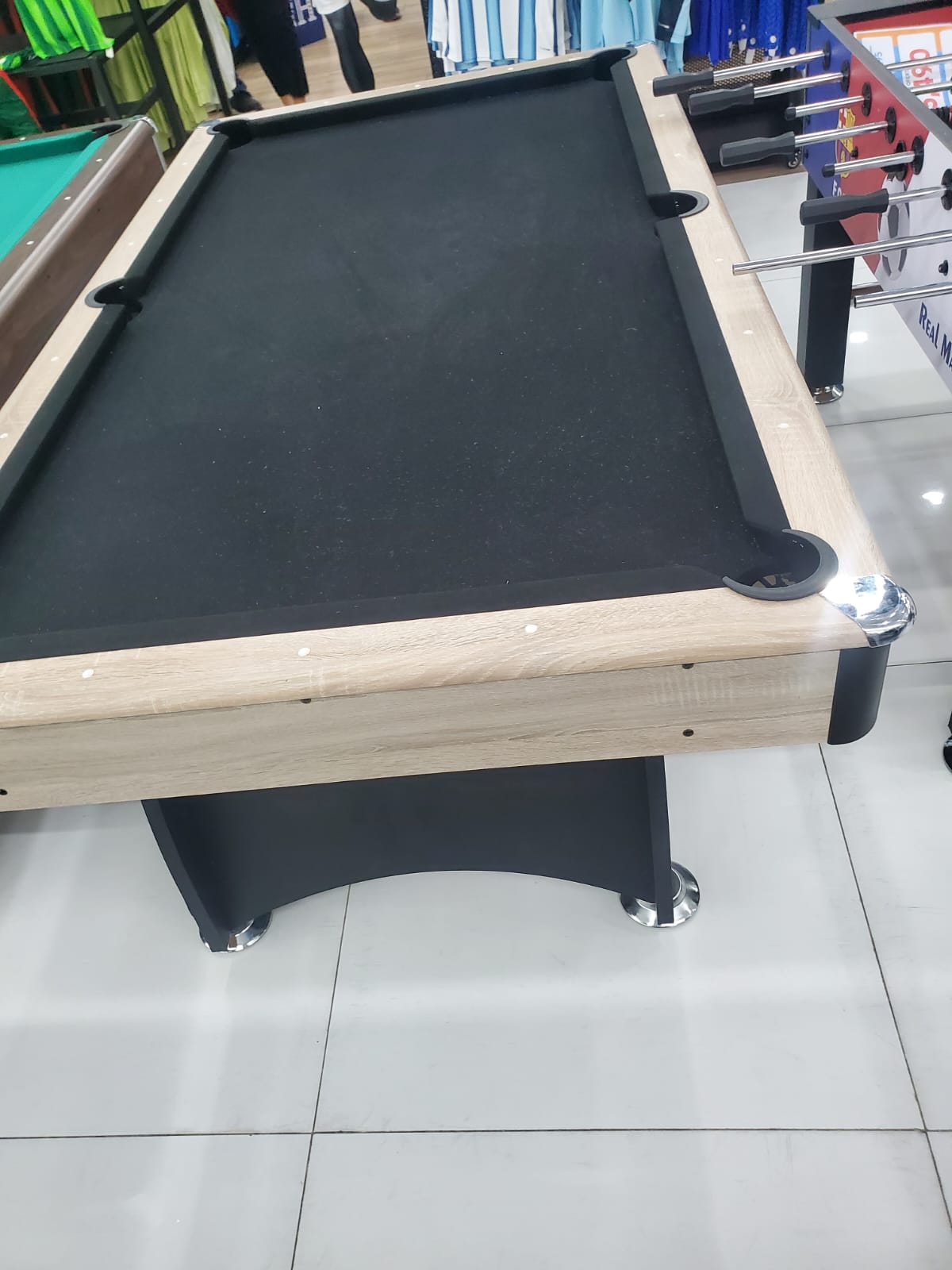 MESA DE BILLAR PAÑO NEGRO