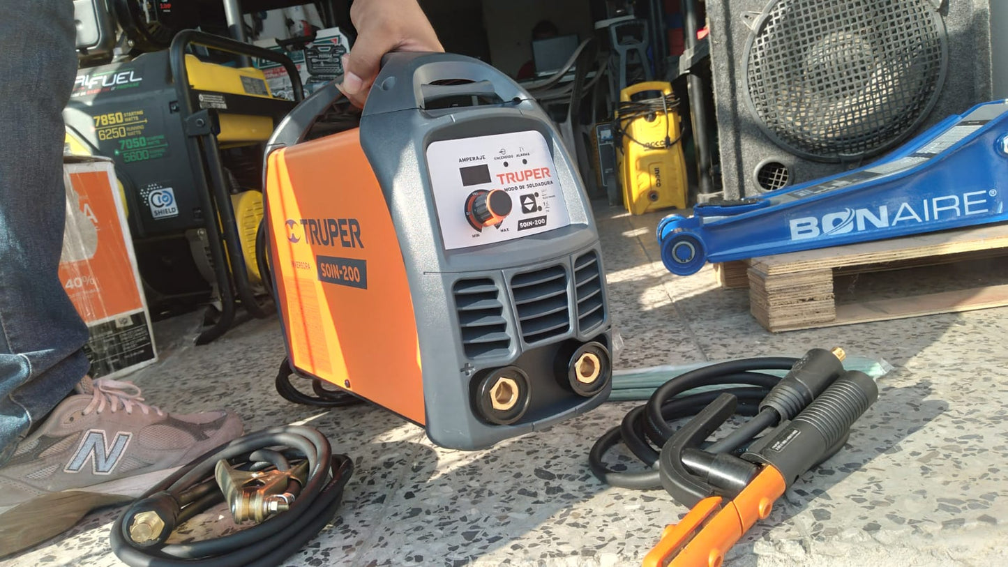 SOLDADORA INVERTER DE 200 AMP TRUPER