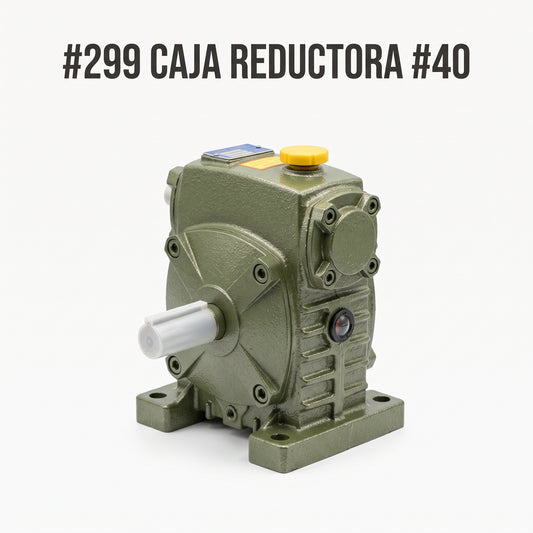Industrial Gearbox / Speed Reducer — Portada Principal - Estudio Blanco | Generated by Modelize