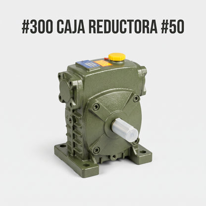 Worm gear speed reducer / industrial gearbox — Portada Principal - Estudio Blanco | Generated by Modelize