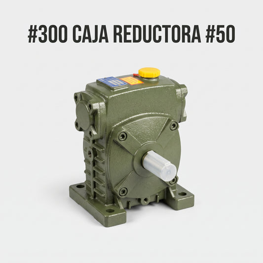 Worm gear speed reducer / industrial gearbox — Portada Principal - Estudio Blanco | Generated by Modelize