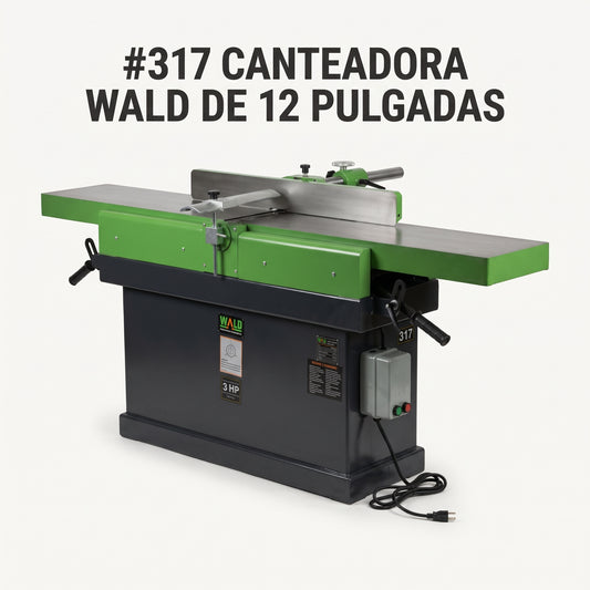 12-Inch Jointer Woodworking Machine — Portada Principal - Estudio Blanco | Generated by Modelize