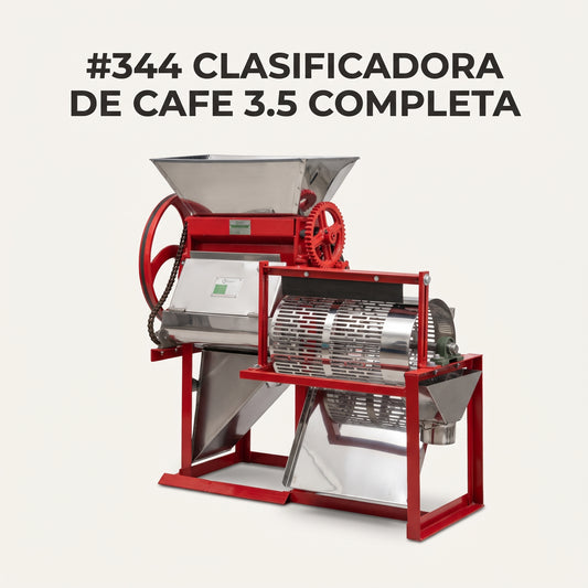 Industrial Coffee Classifier Machine — Portada Principal - Estudio Blanco | Generated by Modelize