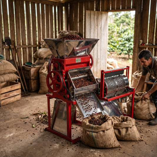 Coffee Classifier Machine — Estilo de Vida - Producto en Uso | Generated by Modelize