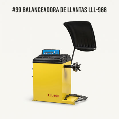 Wheel Balancer Machine — Portada Principal - Estudio Blanco | Generated by Modelize