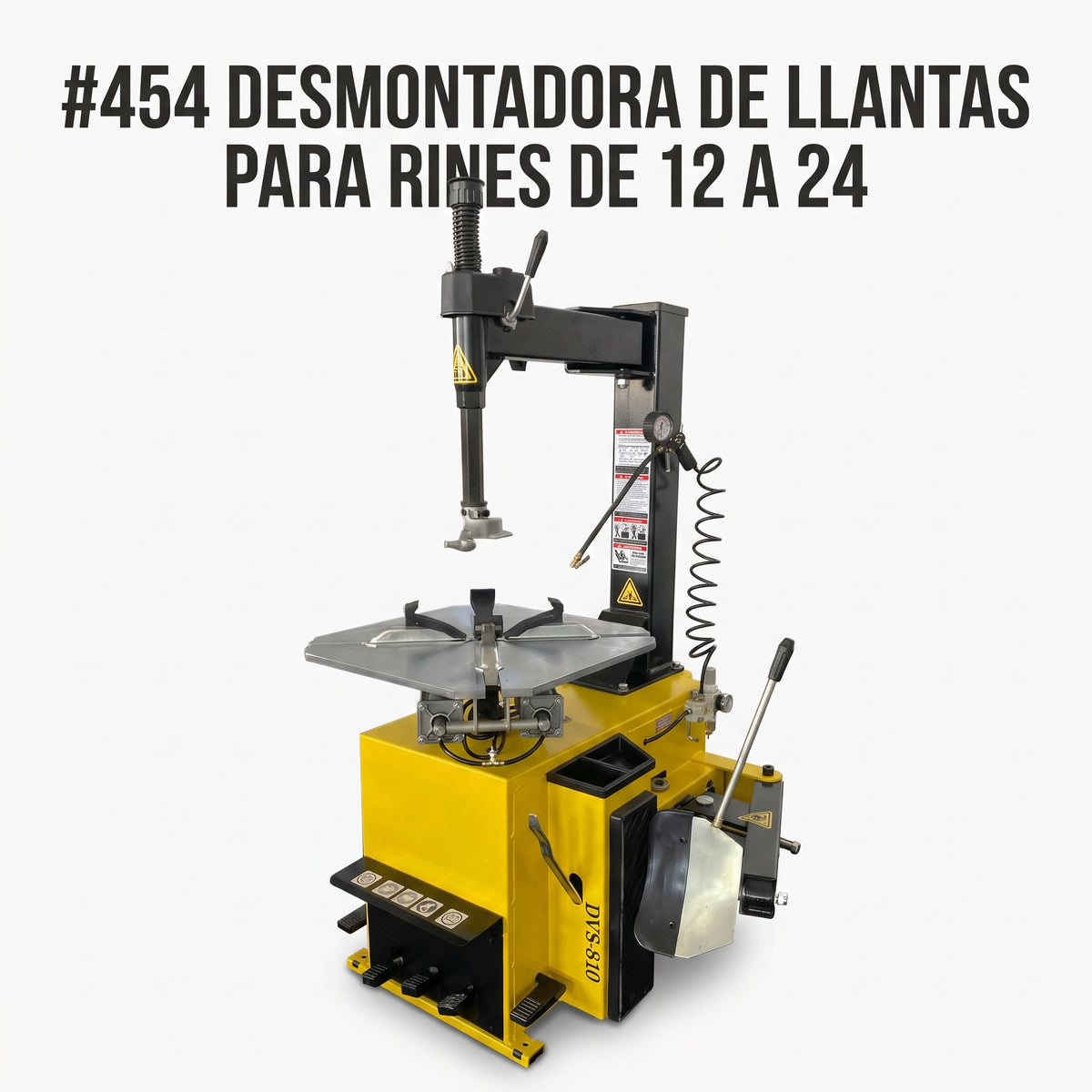 Tire Changer Machine — Portada Principal - Estudio Blanco | Generated by Modelize