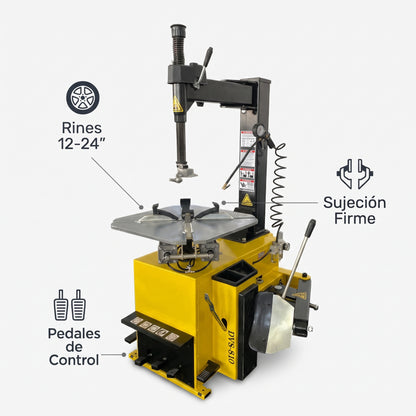 Tire Changer Machine — Infografia de Caracteristicas | Generated by Modelize