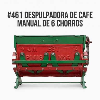 Manual Coffee Pulper Machine — Portada Principal - Estudio Blanco | Generated by Modelize