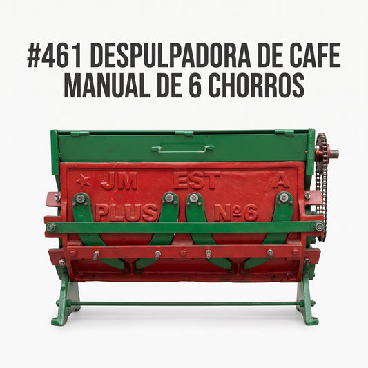 Manual Coffee Pulper Machine — Portada Principal - Estudio Blanco | Generated by Modelize