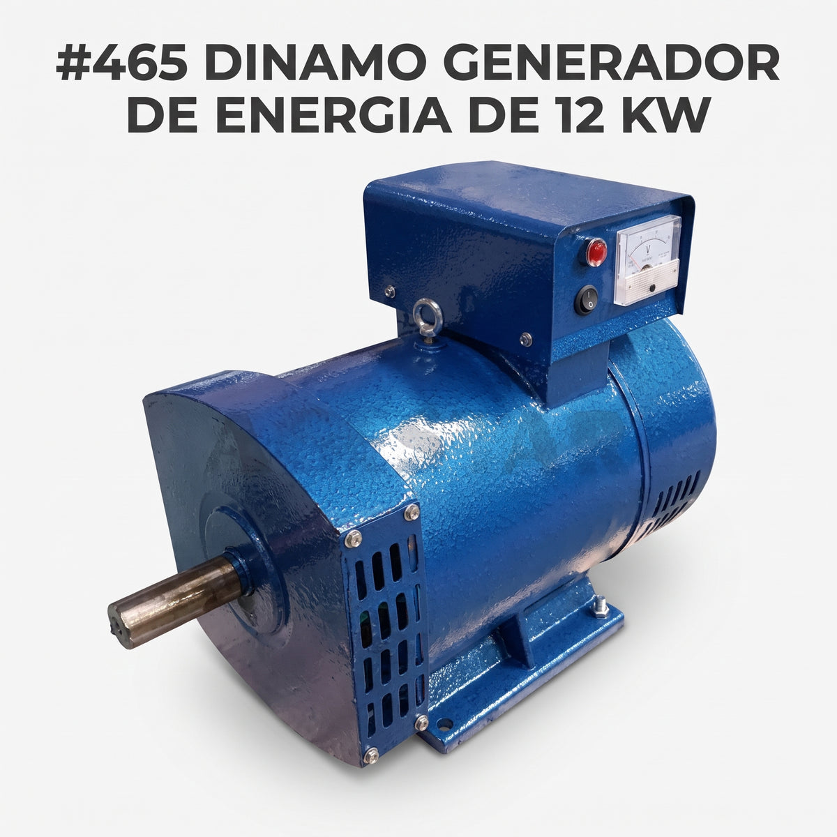 Electric Dynamo Generator — Portada Principal - Estudio Blanco | Generated by Modelize