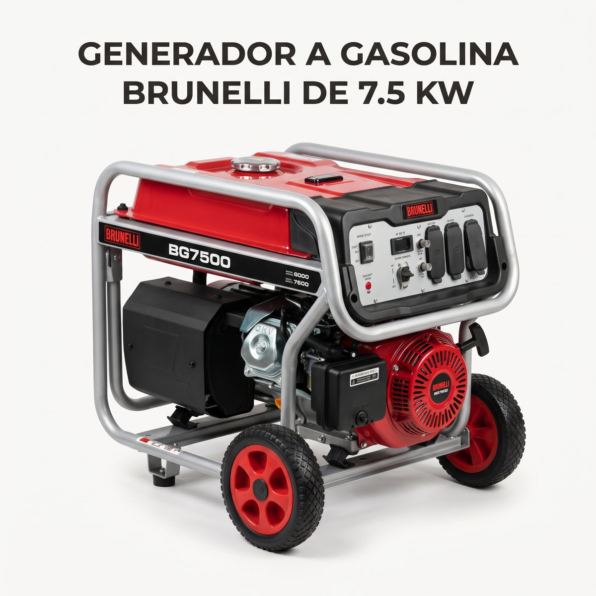 Gasoline Generator — Portada Principal - Estudio Blanco | Generated by Modelize