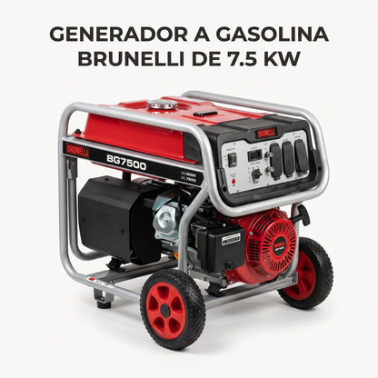 Gasoline Generator — Portada Principal - Estudio Blanco | Generated by Modelize