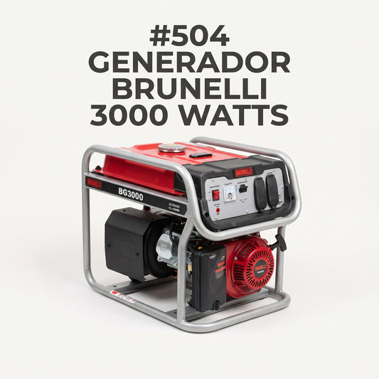 Portable Gasoline Generator — Portada Principal - Estudio Blanco | Generated by Modelize