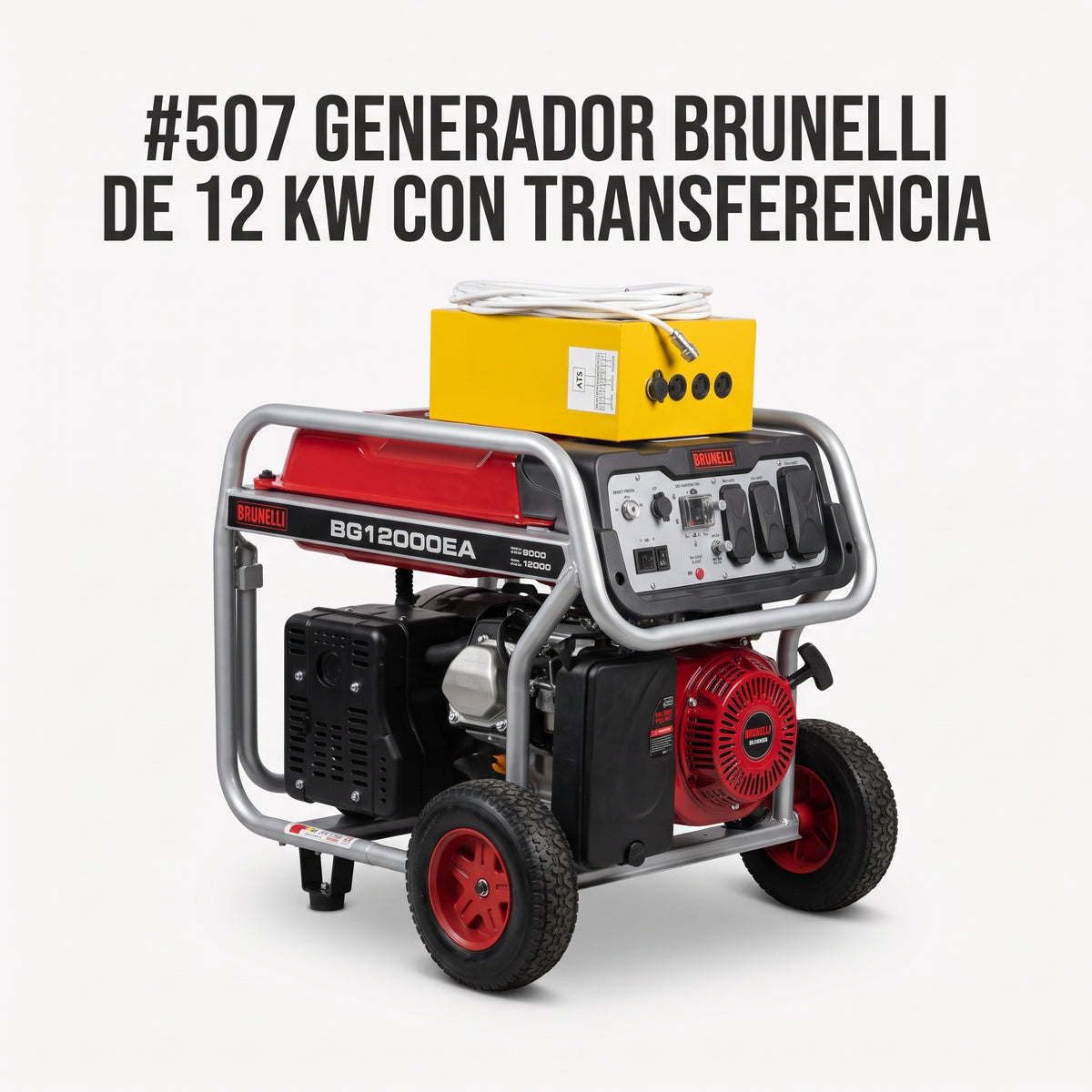 Portable Electric Generator — Portada Principal - Estudio Blanco | Generated by Modelize