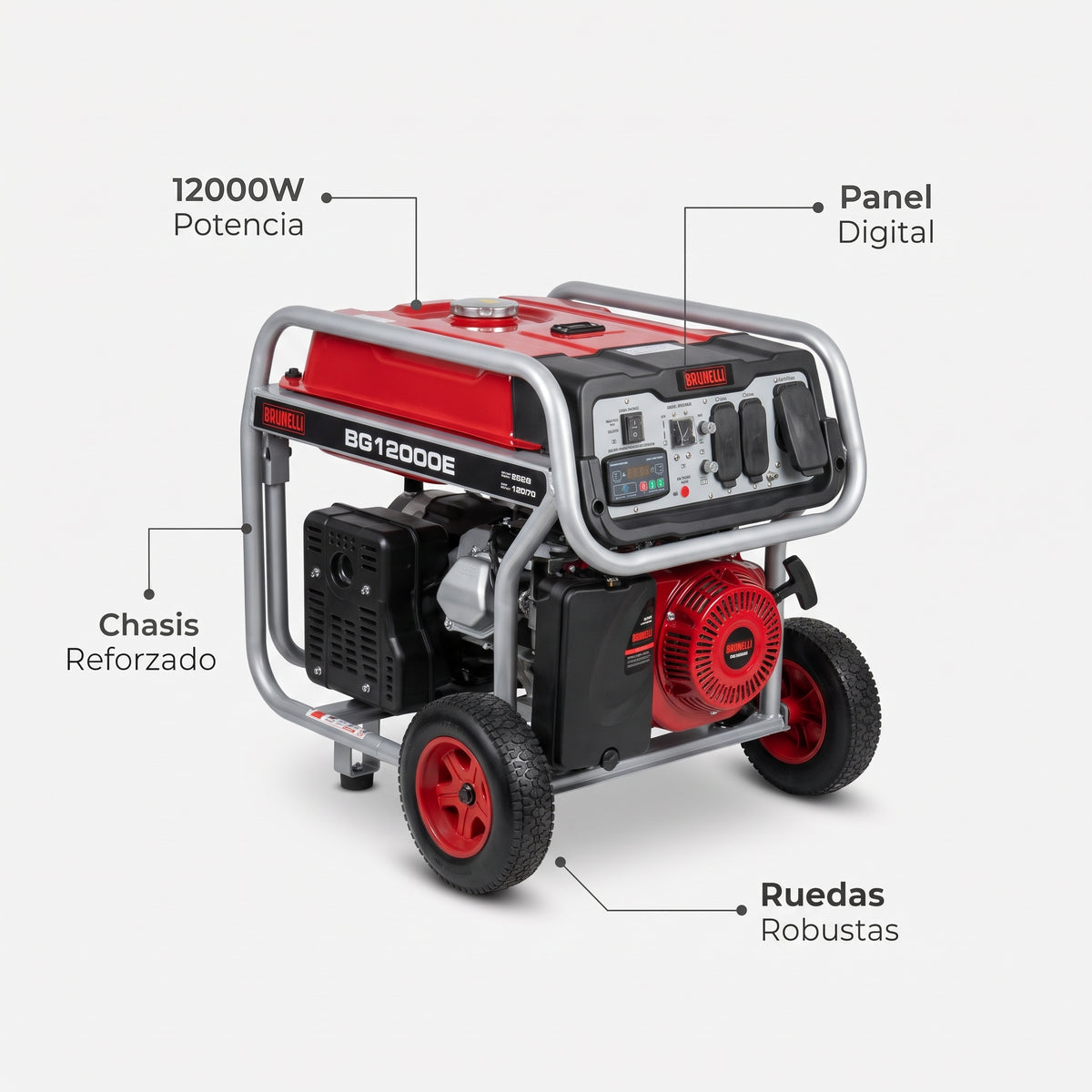 Portable Generator — Infografia de Caracteristicas | Generated by Modelize
