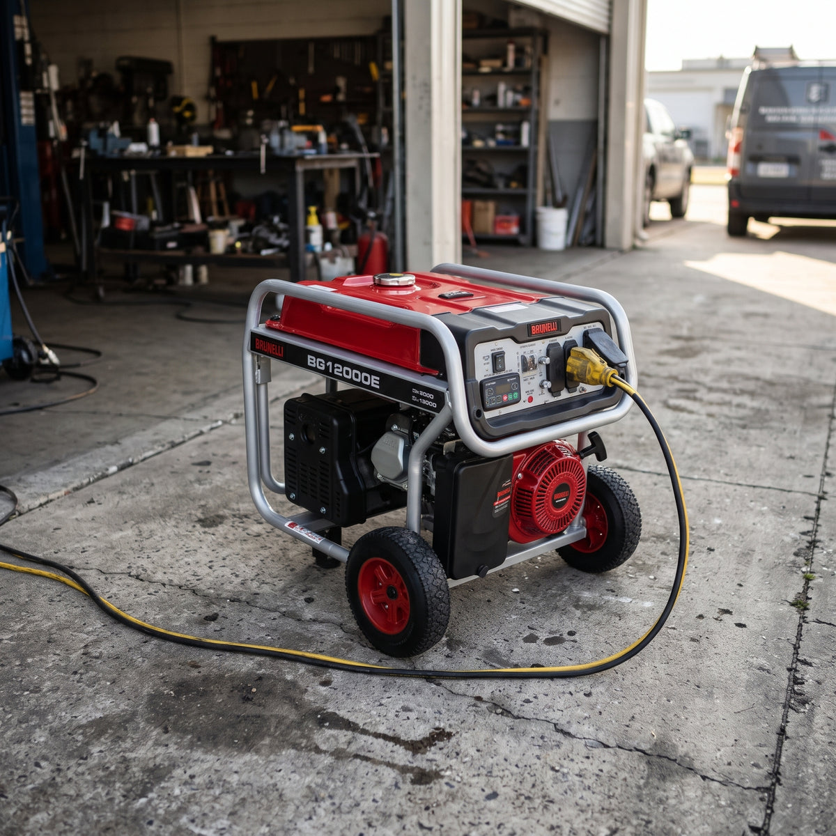 Portable Power Generator — Estilo de Vida - Producto en Uso | Generated by Modelize