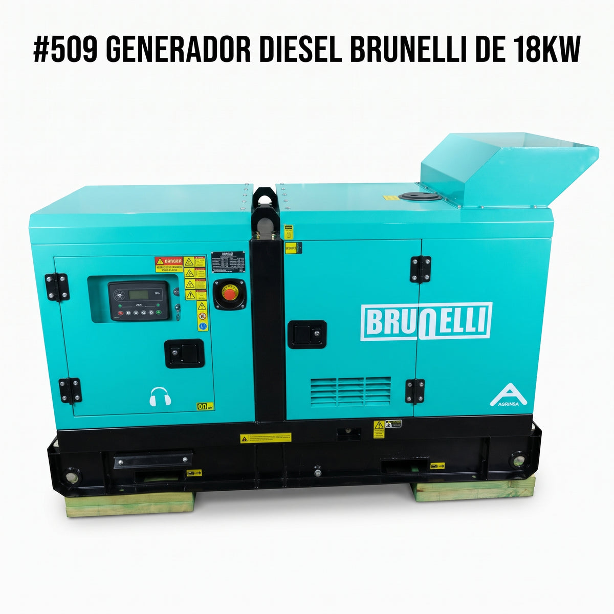 Industrial Diesel Generator — Portada Principal - Estudio Blanco | Generated by Modelize