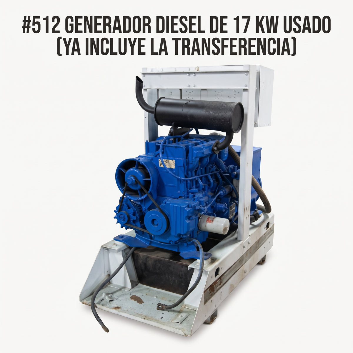Industrial Diesel Generator — Portada Principal - Estudio Blanco | Generated by Modelize