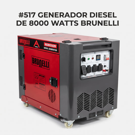 Silent Diesel Generator — Portada Principal - Estudio Blanco | Generated by Modelize