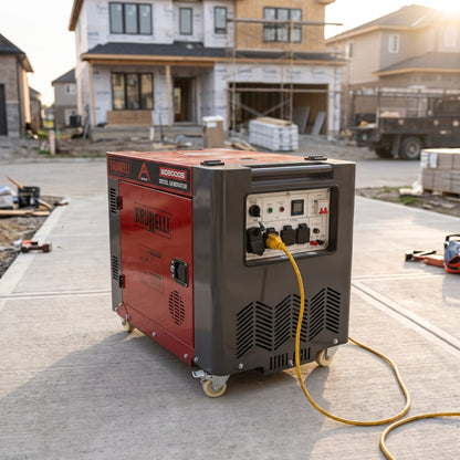 Portable Diesel Generator — Estilo de Vida - Producto en Uso | Generated by Modelize