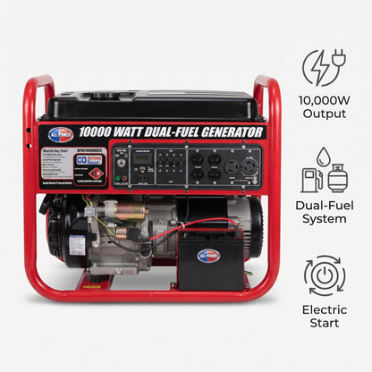 Portable Dual-Fuel Generator — Infografia de Caracteristicas | Generated by Modelize