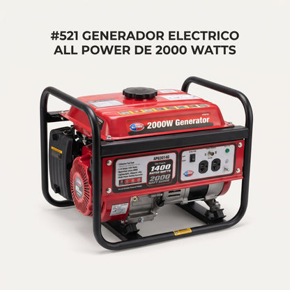 Portable Electric Generator — Portada Principal - Estudio Blanco | Generated by Modelize