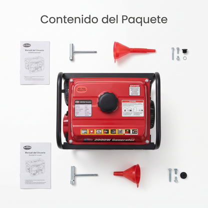 Portable Generator — Contenido del Paquete - Vista Aerea | Generated by Modelize