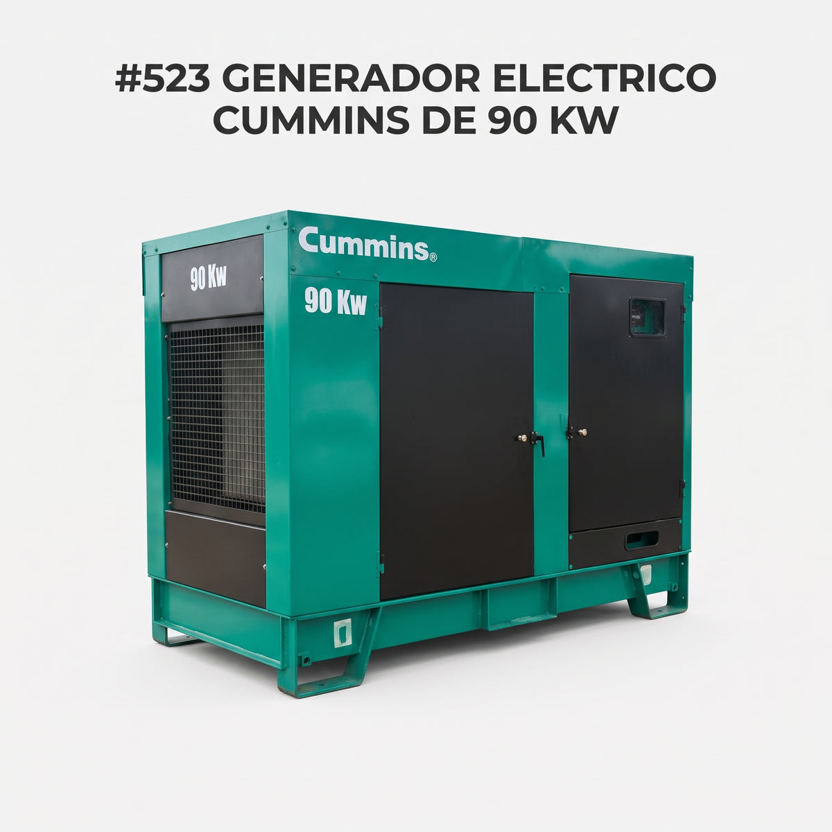 Industrial Electric Generator — Portada Principal - Estudio Blanco | Generated by Modelize