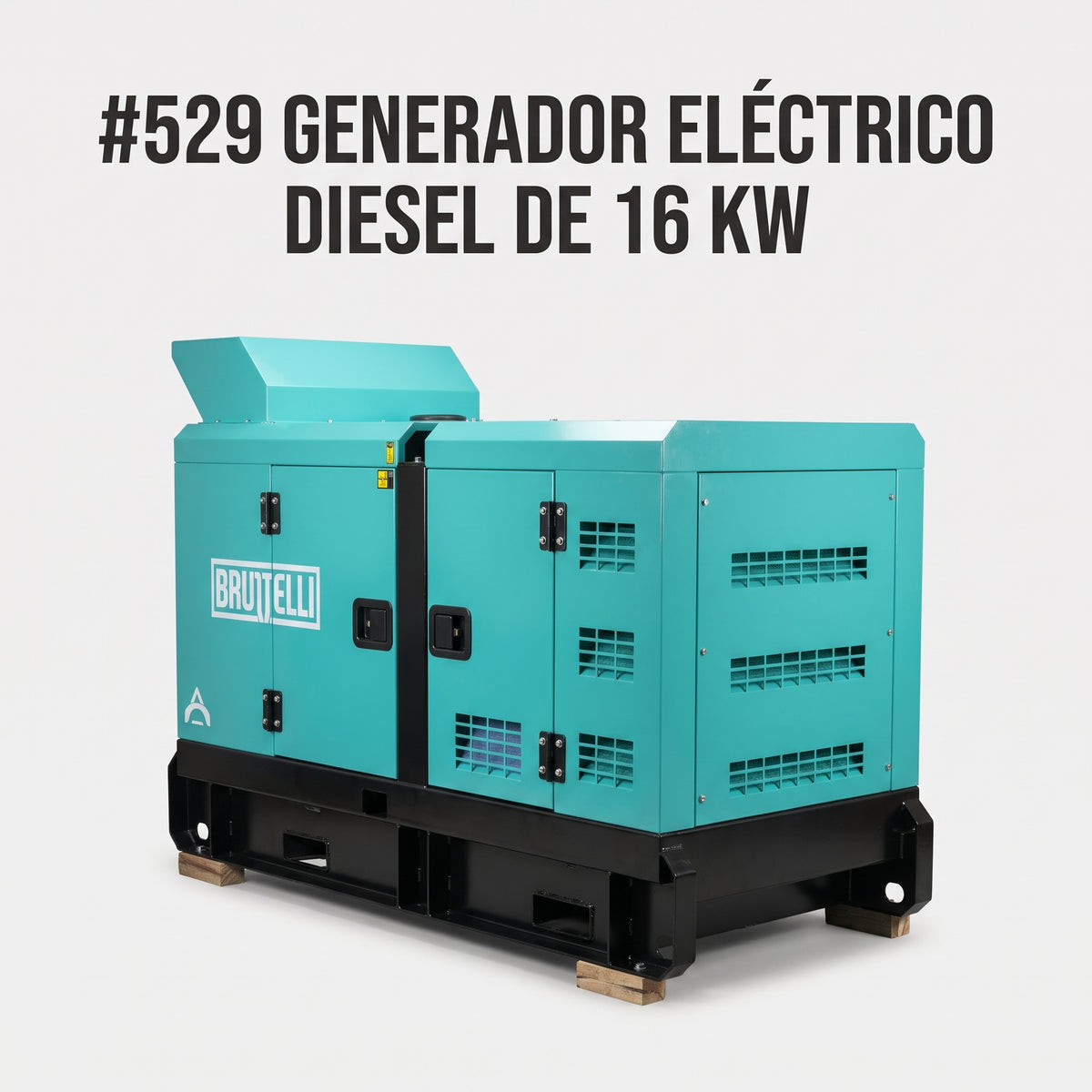 Industrial Diesel Generator — Portada Principal - Estudio Blanco | Generated by Modelize