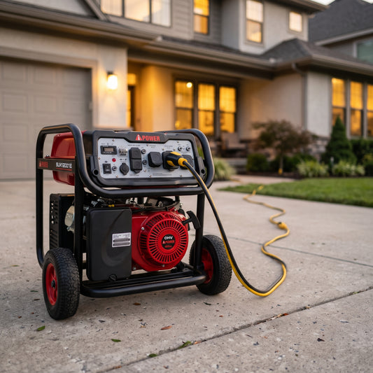 Portable Gas Generator — Estilo de Vida - Producto en Uso | Generated by Modelize