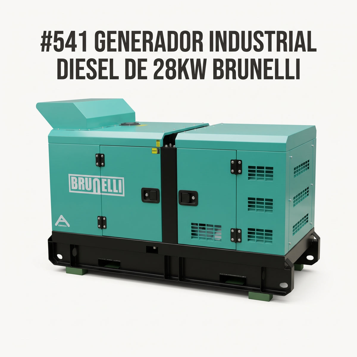 Industrial Diesel Generator — Portada Principal - Estudio Blanco | Generated by Modelize