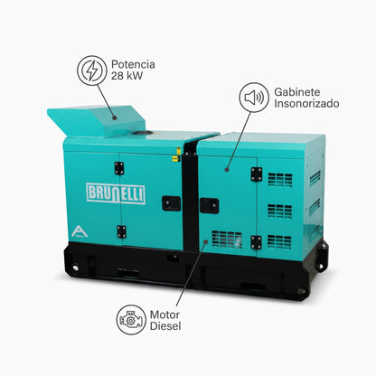 Industrial Diesel Generator — Infografia de Caracteristicas | Generated by Modelize