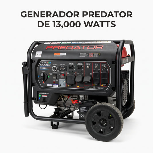 Portable Tri-Fuel Generator — Portada Principal - Estudio Blanco | Generated by Modelize