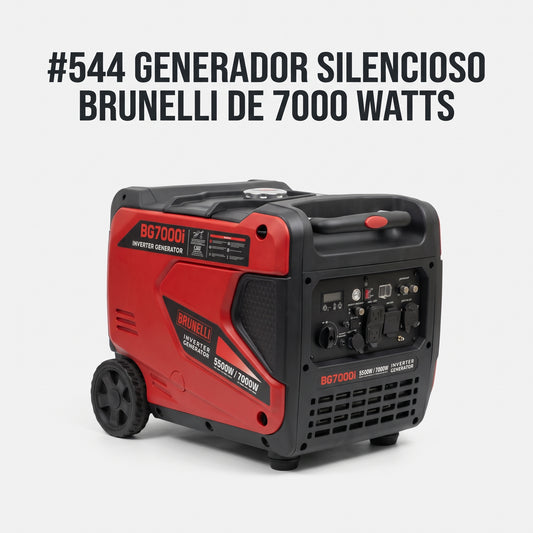 Portable Inverter Generator — Portada Principal - Estudio Blanco | Generated by Modelize