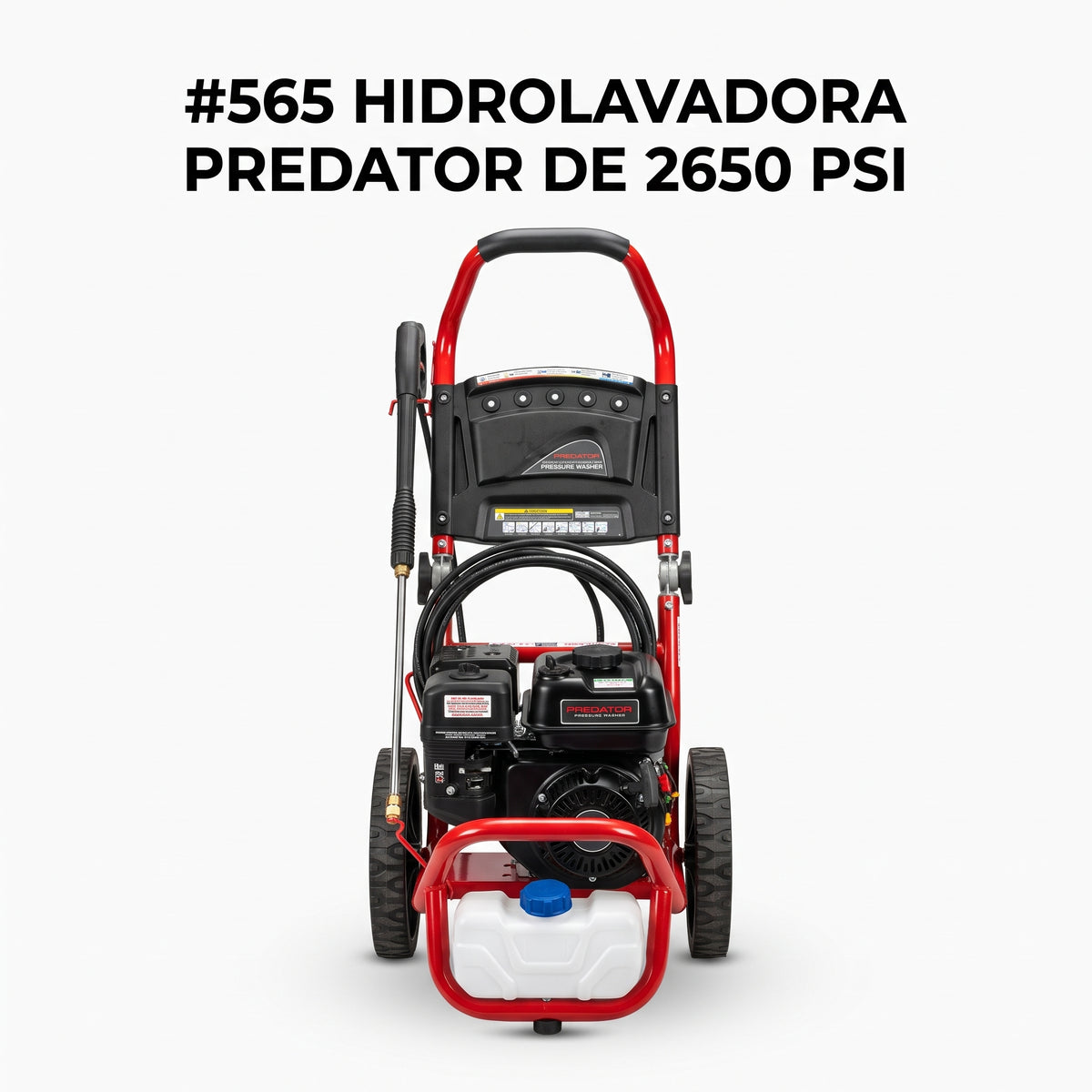 Gas Pressure Washer — Portada Principal - Estudio Blanco | Generated by Modelize