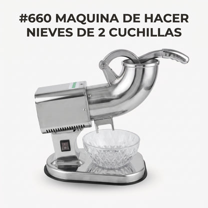 Electric Ice Shaver Machine — Portada Principal - Estudio Blanco | Generated by Modelize