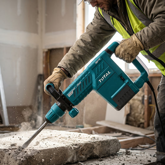 Demolition Breaker / Heavy-Duty Hammer Drill — Estilo de Vida - Producto en Uso | Generated by Modelize