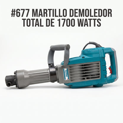 Demolition Hammer / Electric Breaker — Portada Principal - Estudio Blanco | Generated by Modelize