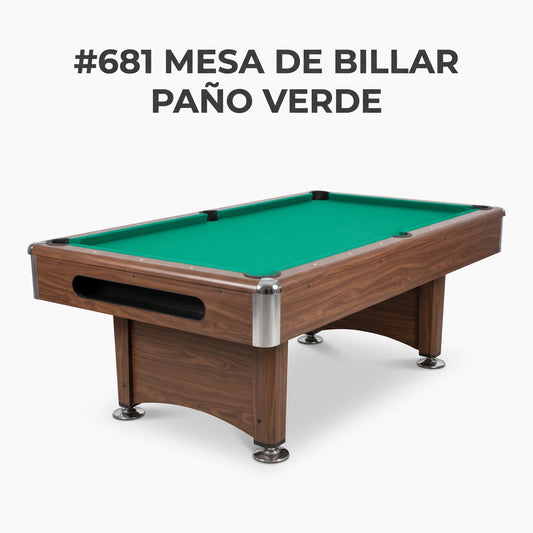 Billiard Table / Pool Table — Portada Principal - Estudio Blanco | Generated by Modelize
