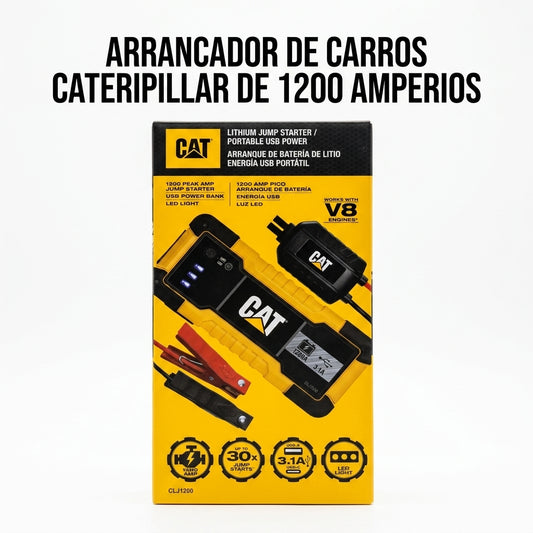 Portable car jump starter and power bank — Portada Principal - Estudio Blanco | Generated by Modelize