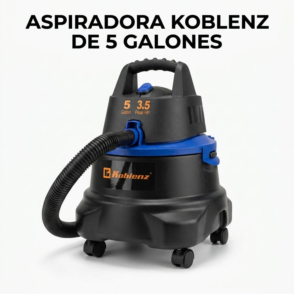 Wet/dry vacuum cleaner — Portada Principal - Estudio Blanco | Generated by Modelize